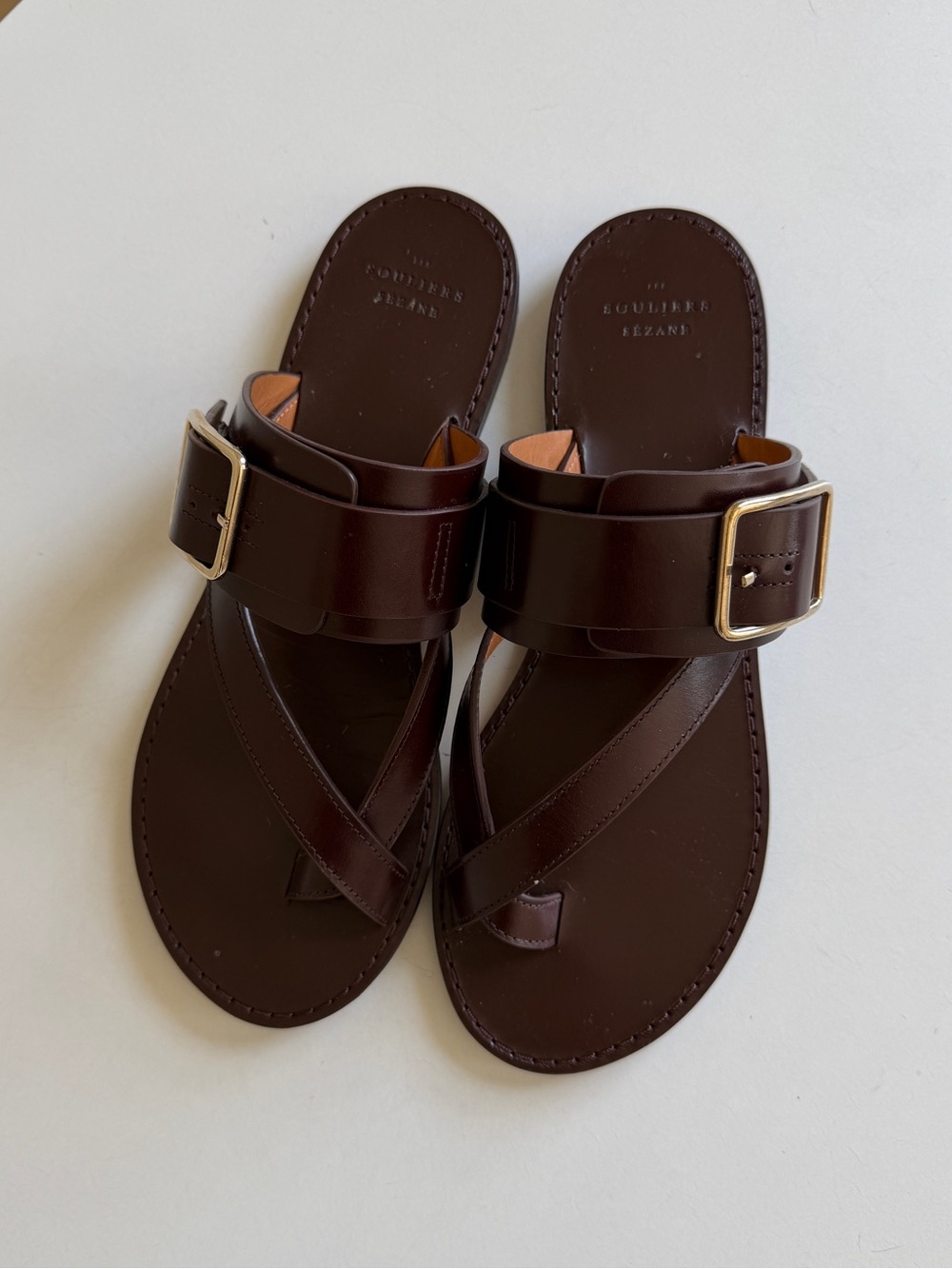 SEZANE Freya Low Sandals - Size 39